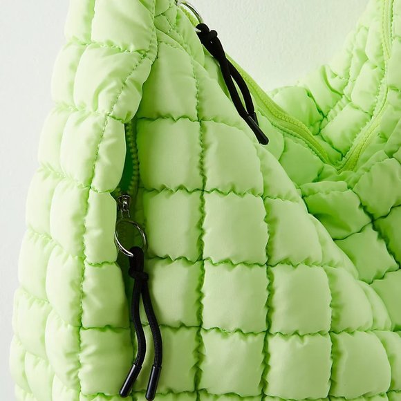 Free People FP Movement Pale Neon Quilted Carryall - Picture 5 of 5